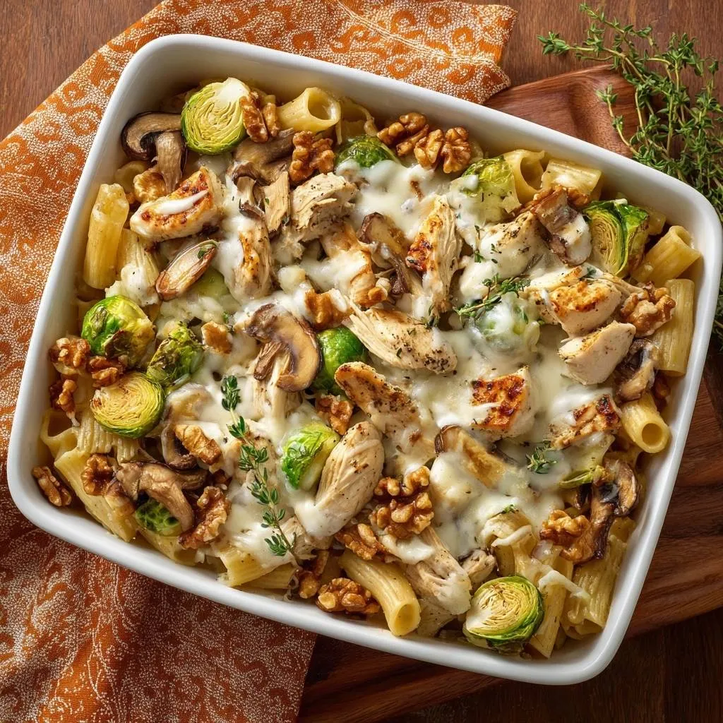 Master Creamy Rigatoni Bake: Roast Sprouts for No Soggy Casserole